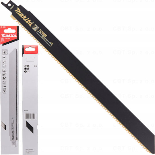 Makita Makita Reciprocating Saw Blade Tc Hm 305x1.25mm Metal Cast Iron Stainless Steel
