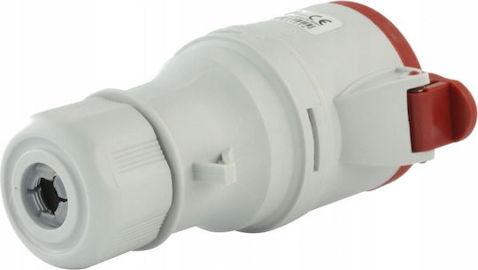 Mobile dreiphasige Industriesteckdose 5p 16a 400v tragbar IP44 weiblich