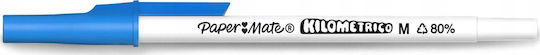 Στυλό Διαρκείας Paper Mate Kilometrico Reycled M Μπλε 50 Τεμάχια