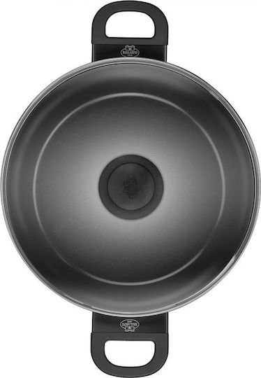 Ballarini Caprera Aluminum Pan with Lid with Non-Stick Interior Coating 28cm