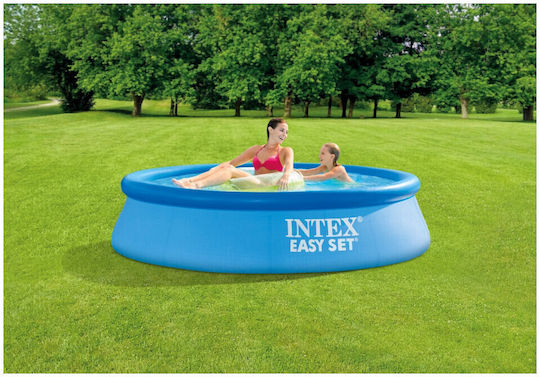 Intex Easy Round Swimming Pool 1942L Inflatable 244x61cm Light Blue