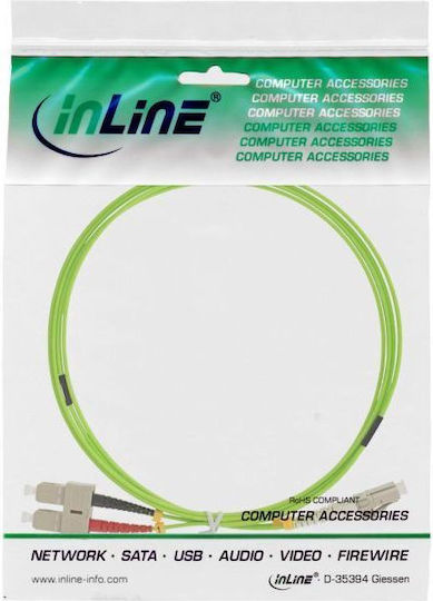 InLine Fiber Optic Cable LC-SC 20m Multicolour 1pcs