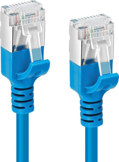 Microconnect U/UTP Cat.6a (Gigabit) Καλώδιο Δικτύου Ethernet 0.5m Μπλε