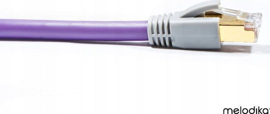 Melodika F/UTP Cat.6e (High Speed) Cablu De Rețea Ethernet 3m Violet