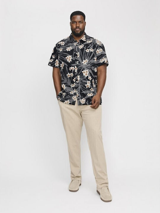 Jack & Jones Βαμβακερό Πουκάμισο Black