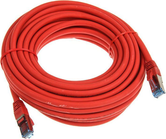 InLine S/FTP Cat.6a (Gigabit) Cablu De Rețea Ethernet 10m Roșu