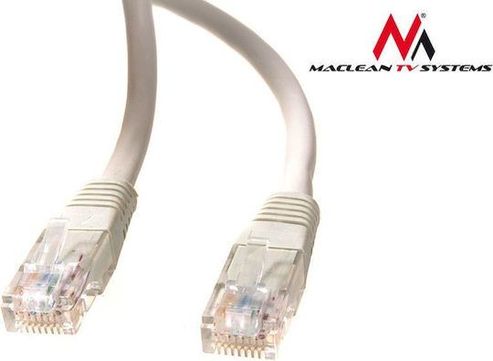 Maclean Energy U/UTP Cat.5e Кабел за Ethernet мрежа 5м Сив 1бр