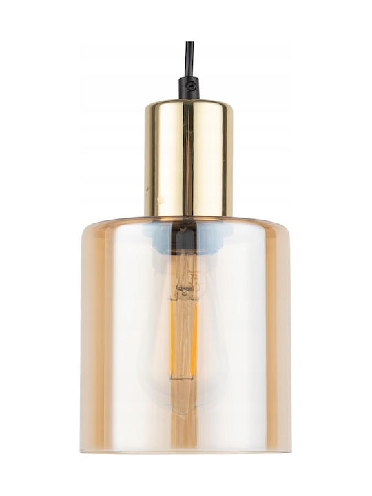 TK Lighting Κρεμαστό Φωτιστικό Χρυσό με Ντουί E27