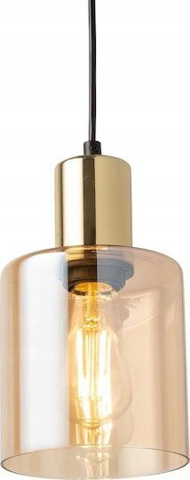 TK Lighting Κρεμαστό Φωτιστικό Χρυσό με Ντουί E27