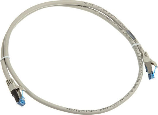 InLine S/FTP Cat.6 Gigabit Ethernet Network Cable 1m Gray