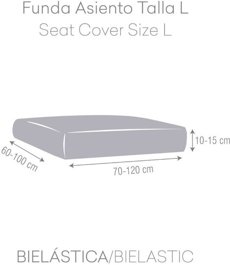 Eysa Roc Elastische Abdeckung für Sessel Gray 60εκ. 1Stück FD391716