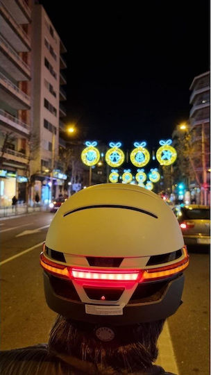Livall C20 Κράνος για Ηλεκτρικό Scooter σε Γκρι Χρώμα