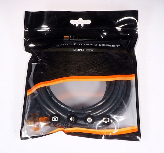 Libox U/UTP Kat.6 Ethernet Netzwerkkabel 1,5m Schwarzes