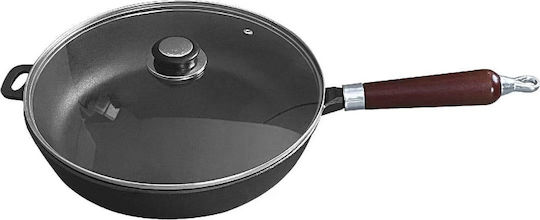 Krisberg Pan Mit Deckel aus Gusseisen 30cm