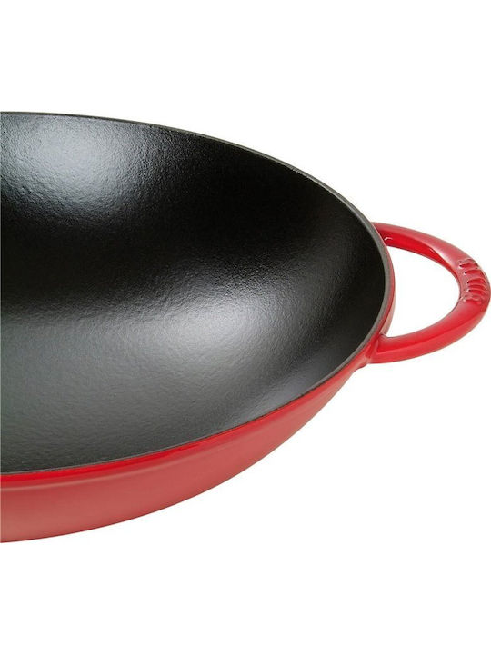 Staub Wok Mit Deckel aus Aluminium mit Emaillebeschichtung 37cm