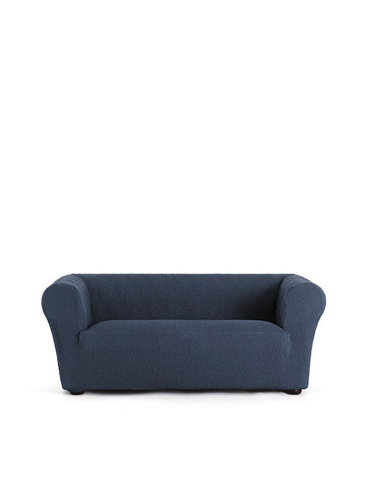Eysa Roc Elastic Cover for Two Seater Sofa C/3 Blue 1pcs F729173C