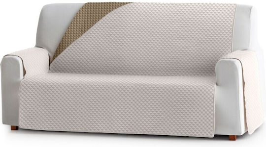 Eysa Ελαστικό Κάλυμμα Τριθέσιου Καναπέ C/00 Ecru/dark Beige 210cm