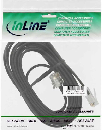 InLine U/UTP Netzwerkkabel Ethernet 6m Schwarz