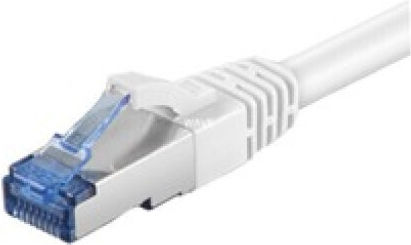 Goobay S/FTP Cat.6a (Gigabit) Мрежов Кабел Ethernet 1м Бял