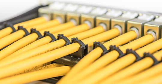 Digitus S/FTP Cat.7a (10Gbps) Network Cable Ethernet Without Connectors 100m Yellow