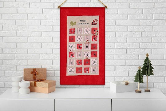 Ημερολόγιο Αντίστροφης Μέτρησης Saska Garden 56x87cm Κόκκινο