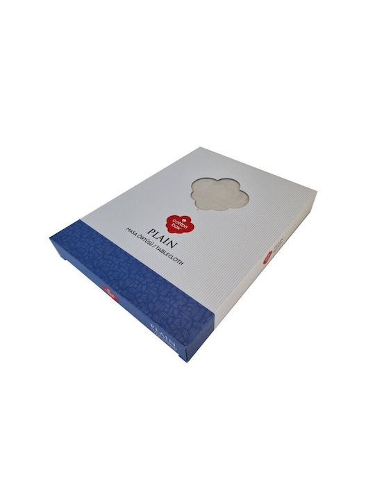 Cotton Box Față de masă Cremă 155x220cm