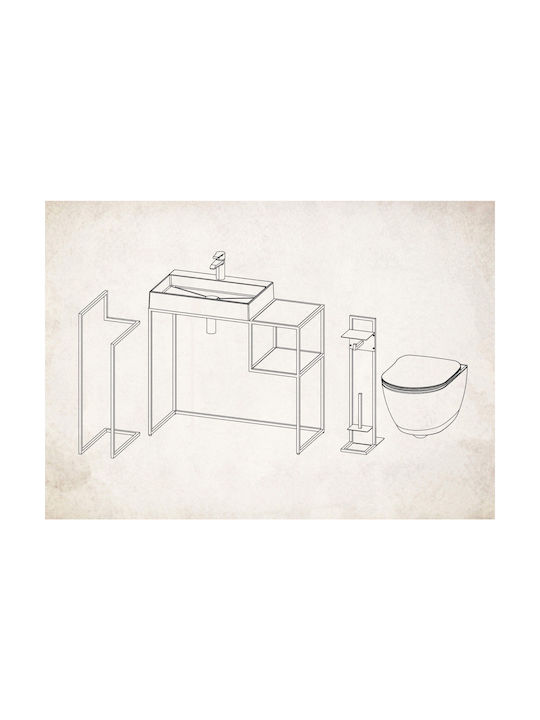 Deante Papierhalter Metallisch Gray 5907650808978