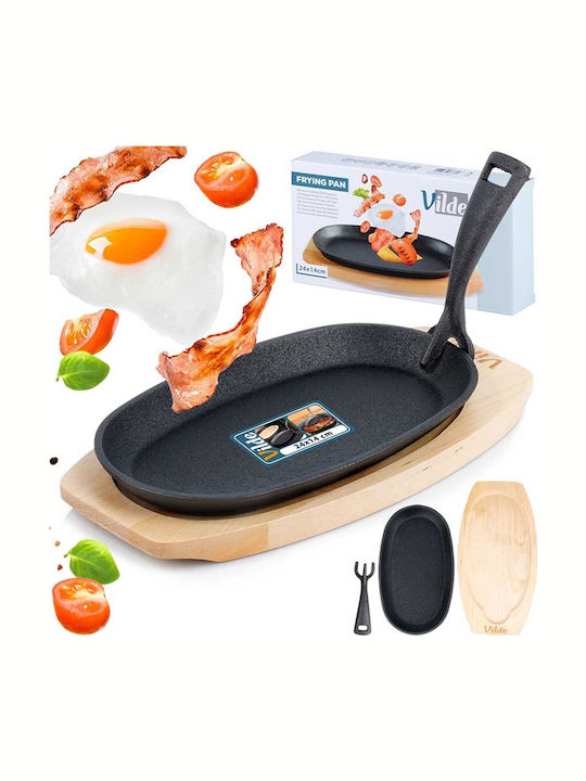 Vilde Pan aus Gusseisen 12.5cm