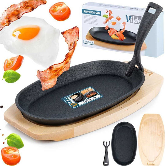 Vilde Cast Line Gusseisen Pan aus Gusseisen 12,5cm