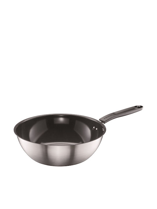Fiskars Fiskars Functional Form Wok Stainless Steel with Ceramic Coating 28cm