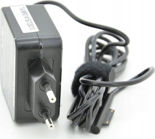 Energy4U Laptop-Ladegerät 30W 12V 2.58A für Microsoft mit abnehmbarem Netzkabel