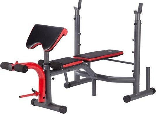 HMS Adjustable Workout Bench with Stands