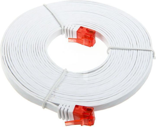 InLine Flat U/UTP Cat.6 (Gigabit) Cablu De Rețea Ethernet 5m Alb