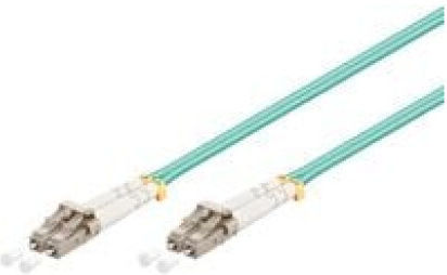 Microconnect Optische Faser Ethernet-Netzwerkkabel 15m Türkis 1Stück