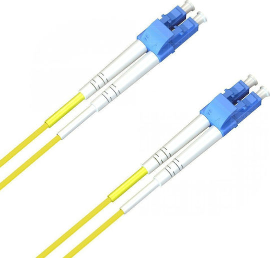 Microconnect Καλώδιο Οπτικής Ίνας LC/UPC-LC/UPC 4m Κίτρινο