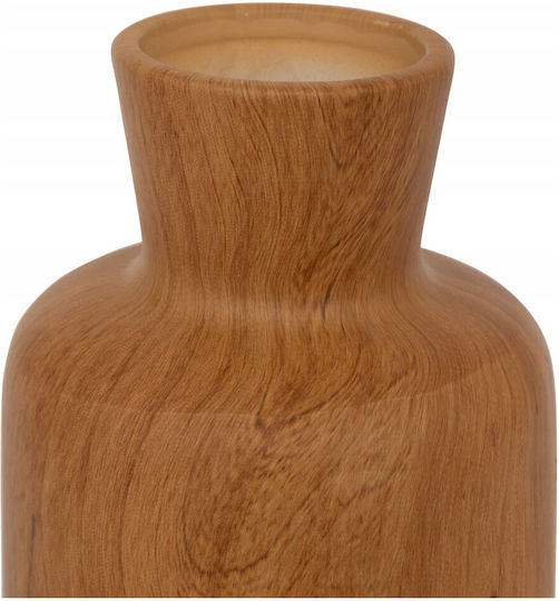 Ceramic Vase Sao Wood Effect 30 cm