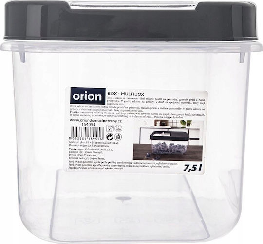 Orion General Use Vase with Plastic Lid Grey 7500ml