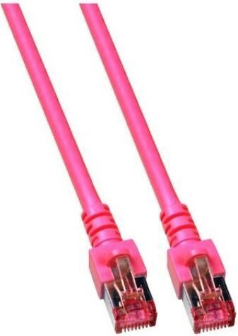 EFB S/FTP Cat.6 (Gigabit) Καλώδιο Δικτύου Ethernet 0.5m Ροζ