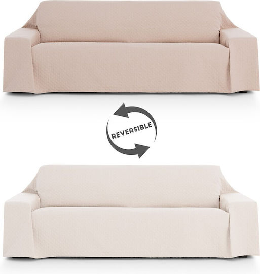 Eysa Cuvertură Pentru Canapea 3 Locuri 260x270cm Argintiu C11 Bej