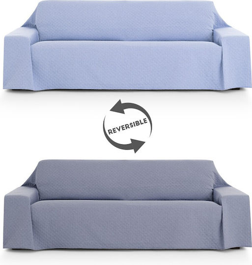 Eysa Cuverturi Pentru Canapea 3 Locuri 230x270cm Argintiu Albastru C13