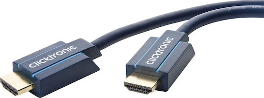 Clicktronic HDMI 2.0 Premium High Speed 4K 60Hz HDR Kabel HDMI-Stecker - HDMI-Stecker 3m Schwarzes