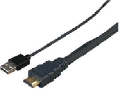 Vivolink HDMI Cable Male - USB-A Male 5m Black