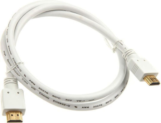 InLine HDMI 2.0 Premium High Speed 4K 60Hz HDR Kabel HDMI-Stecker - HDMI-Stecker 1,5m Weiß