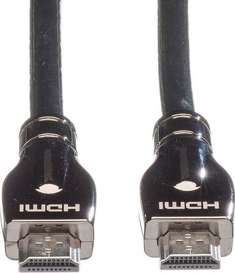 Roline HDMI 1.4 High Speed 1080p 120Hz Cable HDMI male - HDMI male 15m Μαύρο