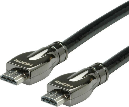 Roline HDMI 1.4 High Speed 1080p 120Hz Cable HDMI male - HDMI male 15m Μαύρο