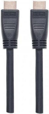 Manhattan HDMI Cable 2.0 Premium High Speed 4K 60Hz HDR HDMI Male - HDMI Male 10m Black