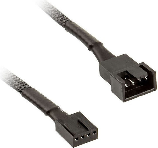 Akasa 4-Pin Molex - 4-Pin Molex Cable 0.3m Μαύρο AK-CBFA01-30
