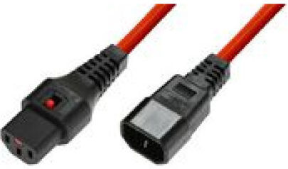 Digitus IEC C13 - IEC C14 Cable 3m Κόκκινο IEC-PC1387