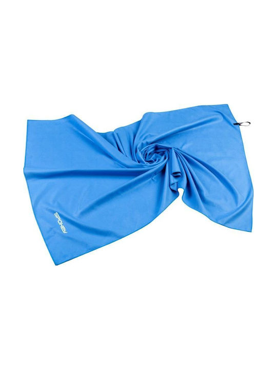 Spokey Fitnesshandtücher mit Mikrofaser Blau 80x150cm