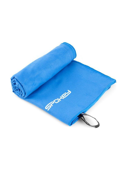 Spokey Fitnesshandtücher mit Mikrofaser Blau 80x150cm